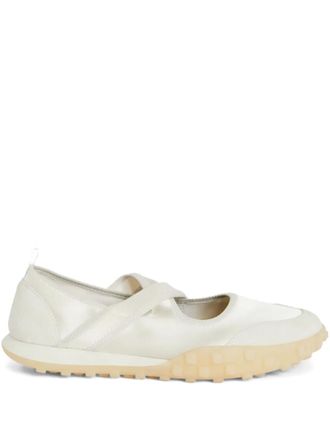 Jil Sander Ballerinas met gekruiste bandjes - Wit