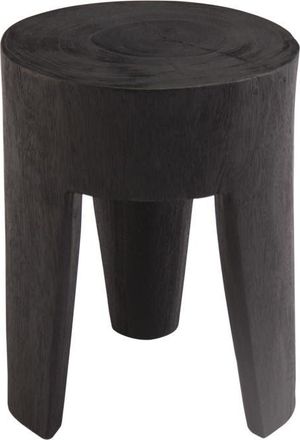 RENWIL Katmai Wood Accent Table in Burned Black at Nordstrom