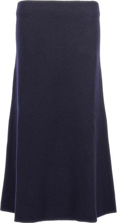 Jil Sander Dames, Rokken, Blauw, Maat: M Wol