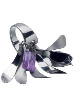Breil Womens BJ0140 Ladies Ring - Silver Stainless Steel - Size L 1/2