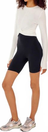 SPLITS59 Daisy Long Sleeve Jersey Tee In White