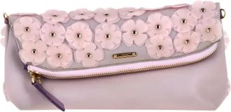 Burberry Pre-owned Rubber handbags - Dames - Vintage Clutch - Paars - ONE Size - Vintage