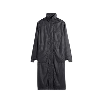 Christophe Lemaire Rain Jackets, female, Black, Size: XS Hooded Raincoat in Light Nylon