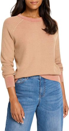 Nic+Zoe Nic+Zoe Textured Cotton Sweater