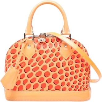 Louis Vuitton Pre-owned Vintage Handtas - Dames - Vintage Handtas - Oranje - ONE Size - Leer - Vintage