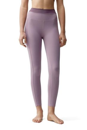 Born Living Yoga Fiorella Performance Medium Rise Sport Legging in Light Orchid/amatista at Nordstrom, Size Medium Eu