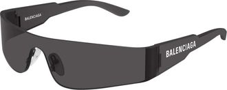 Balenciaga Shield Zonnebrillen - unisex - Zonnebrillen - Zwart - ONE Size - Nylon - Accessoires