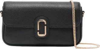 Marc Jacobs Black Pebble J Mini Crossbody Bag