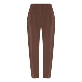 Bruuns Bazaar Cindysus Dagny Broeken - Dames - Broeken - Bruin - M - Polyester - Broeken