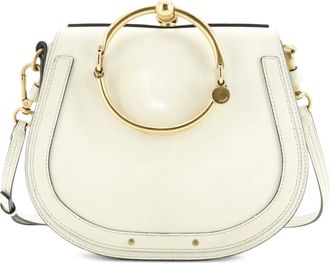 Chloé Nile Leather Medium crossbody bag - Beige