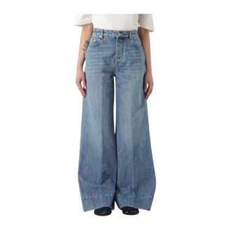 Bottega Veneta Wide Jeans, female, Blue, XS, High Waist Wide Leg Jeans