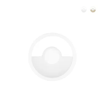 Luce-Ambiente-Design Plaf&oacute;n Led De Metal 14w Con Funci&oacute;n Cct 20cm Kandisky - Blanco