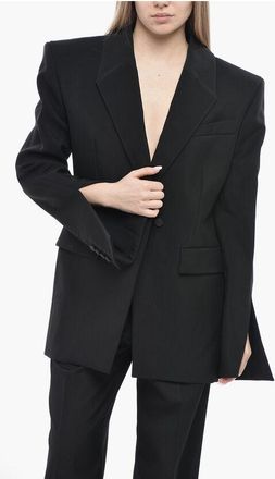 MUGLER Bare-Back Blazer with Padded Straps size 44