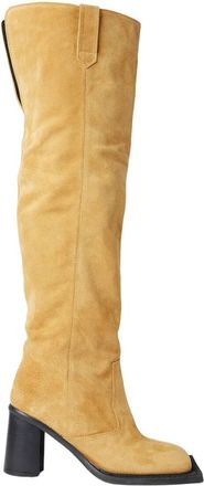 Ninamounah Boots - Dames - Over de knie laarzen - Bruin - 40 EU - Leer - Schoenen