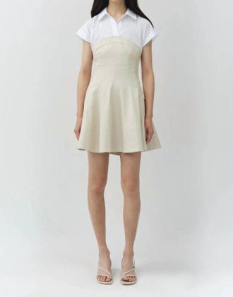 SIMKHAI Sundae Mini Dress In Sand