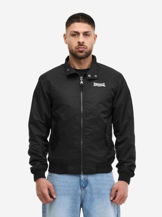 Lonsdale Blouson LONSDALE AKELD, Herren, Gr. XXL, schwarz, ecru, tartan, Obermaterial: 100% Polyamid. Futter: 100% Polyester, Jacken Blouson, sportlicher Stil,