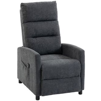 HOMCOM Sof&aacute; de masaje 66x91x108 cm gris oscuro