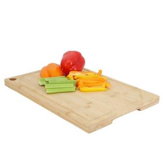 MegaChef 17.5 x 12 Inch Wood Cutting Board in Bamboo at Nordstrom