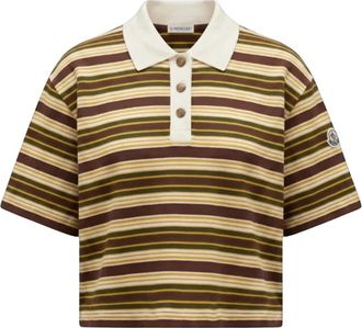 Moncler Gestreepte Polo Shirt - Heren - Polos - Veelkleurig - M - Tops