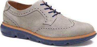 Johnston & Murphy Larkin Wingtip Derby in Gray Nubuck at Nordstrom Rack, Size 10.5