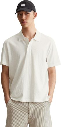 Marc O'Polo Denim Poloshirt MARC OPOLO DENIM, Herren, Gr. XXL, weiss (silky wei&szlig;), Jersey, Obermaterial: 100% Baumwolle, Shirts Poloshirt