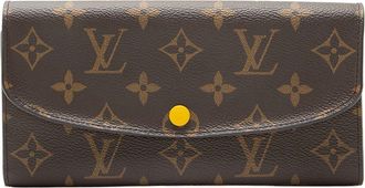 Louis Vuitton Brown Monogram Canvas Emilie Wallet (Authentic Pre-Loved)