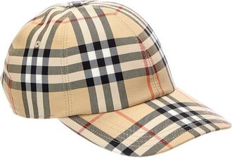 Burberry Check Baseball Cap