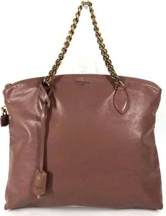 Louis Vuitton Tweedehands leren Louis Vuitton tassen - Dames - Vintage Shopper - Roze - ONE Size - Leer - Vintage