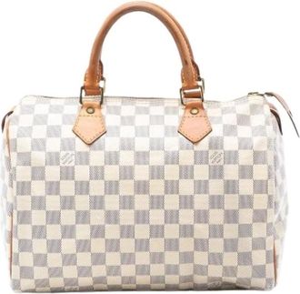 Louis Vuitton Pre-owned Handbags, female, White, Size: ONE SIZE Pre-owned Speedy 30