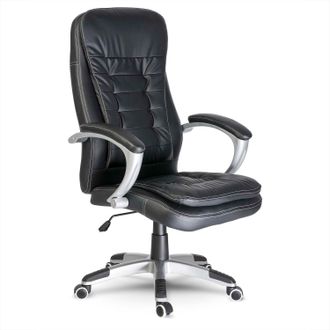 OEM Silla De Oficina Toronto De Cuero Negro