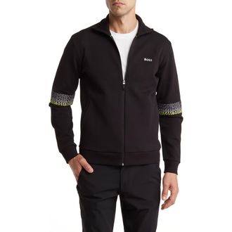 BOSS Skaz Zip Jacket in Black at Nordstrom Rack, Size Xx-Large