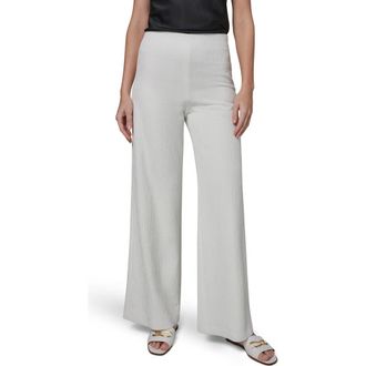 DKNY Wide Leg Pants in Cream at Nordstrom, Size 14