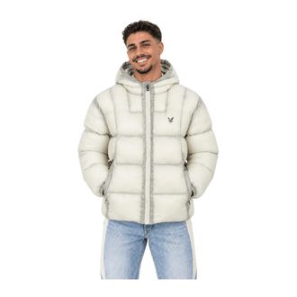 Lyle & Scott Chaqueta Acolchada Transl&uacute;cida - Jackets - Hombre - Blanco - XL