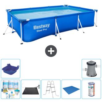 Bestway Piscina Bestway Steel Pro Rectangular - 300x201x66 Cm - 7-piezas S22083