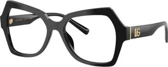 Dolce & Gabbana Optical Frame - Dames - Brillen - Zwart - 54 MM - Accessoires