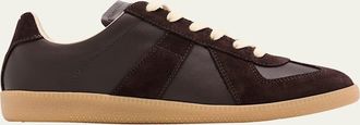 Maison Margiela Replica Suede & Leather Sneakers