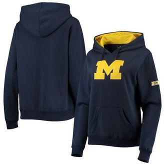 Colosseum Womens Colosseum Navy Michigan Wolverines Big Logo Team Pullover Hoodie at Nordstrom, Size Xx-Large