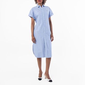 Polo Ralph Lauren Light Blue Chemisier Dress, Size Medium