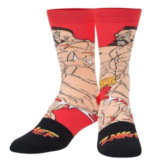 Odd Sox Odd Sox Mens Crew Socks - Zangief (Street Fighter II)-(UK 6-12 | EU 40-46)