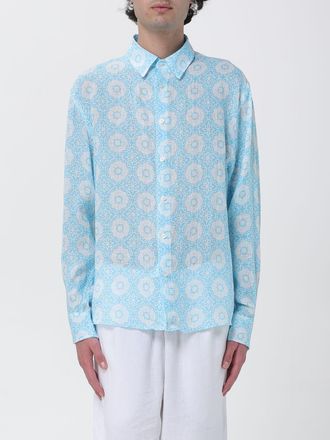 Peninsula Camicia in lino con stampa etnica