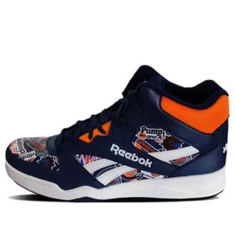 Reebok Royal BB4500 Hi2 Navy Blue Orange HQ6176