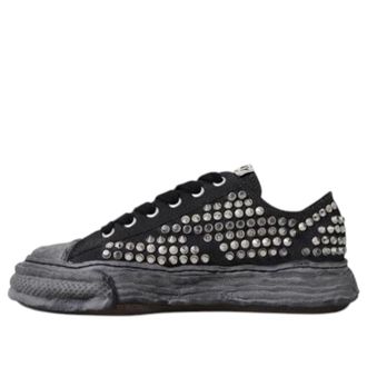 Miharayasuhiro Peterson 23 OG Sole Studded Canvas Low Black Black A13FW715-BLKBLK