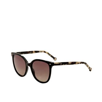 Carolina Herrera Womens Black Havana 55mm Sunglasses
