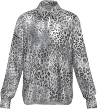 Marella Shirts - Dames - Overhemden - Grijs - L - Overhemden