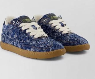 Ganni cotton low-top sneakers