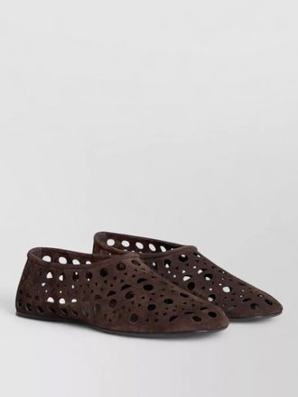 Alaia leather mules