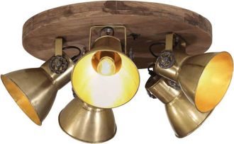 vidaXL Ceiling Lamp 25 W Antique Brass 50x50x25 cm E27 vidaXL