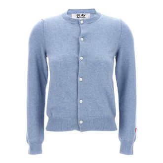 Comme Des Garçons Dames, Truien, Blauw, Maat: L Wol