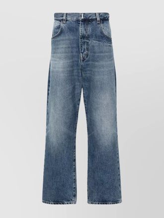 Givenchy denim mid-rise straight-leg jeans