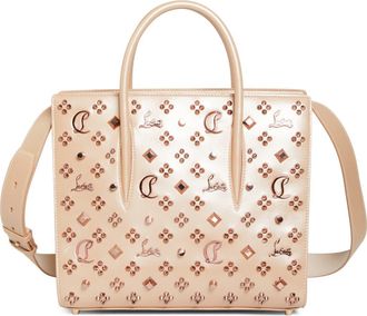 Christian Louboutin Paloma Loubinthesky Leather Top Handle Bag in Leche/Multi at Nordstrom